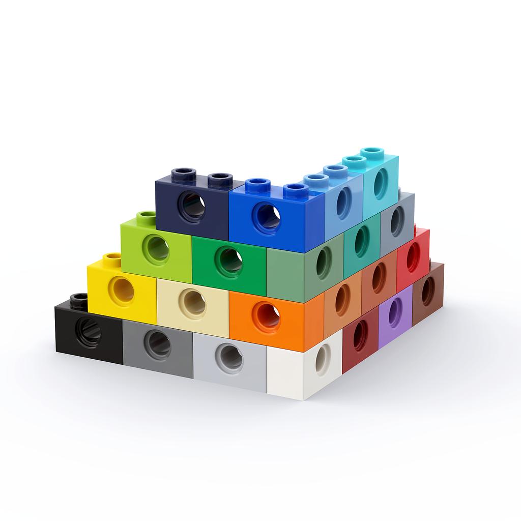1 Pcs Buildings Blocks 3700 Brick 1 X 2 with Hole Collections Bulk Modular GBC Toy For High-Tech MOC Set