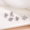 Pair Of Geometric 316L Stainless Steel Body Jewelry Geometric Body Studs For Unique Fashion And Style Expression