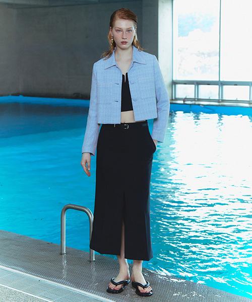 Line Studio One Double Slit Long Skirt Jwskoc4900