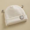0-6Mouths Newborn Fetal Hat Cute Cartoon Baby Bear Beanies Spring Autumn Pure Cotton Pullover Cap Boys Girls Kids Warm Bonnet