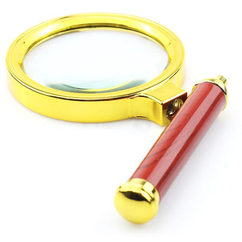 Portable Magnifying Glass 10X Handheld 60/70/80/90/100Mm Portable Magnifier