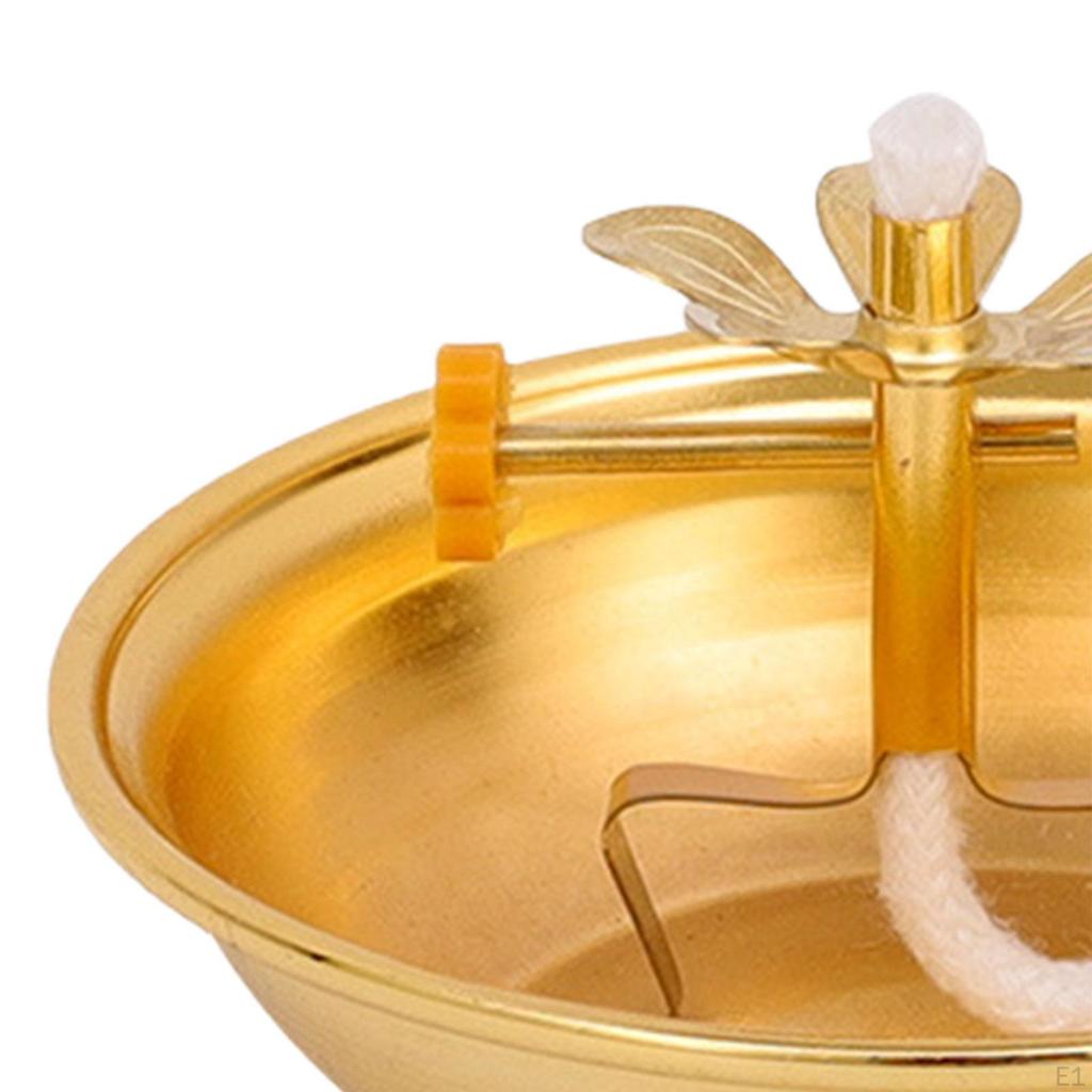 Butter Lamp Holder for Ghee, Candle Stand Altar Use, Tea Light Home Decor
