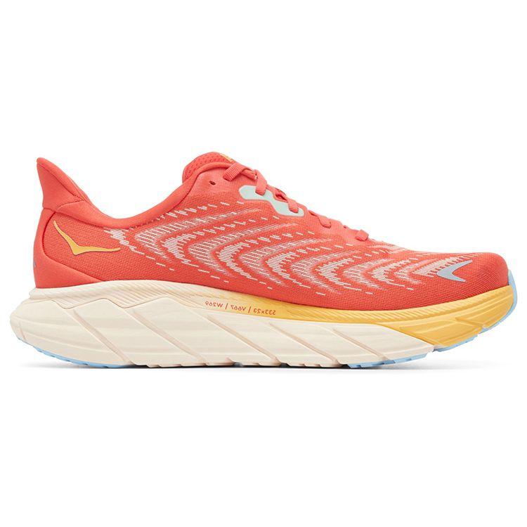 HOKA Arahi 6 Fiesta Amber Yellow Men Sneakers Orange 1123194-FAYW