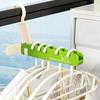 3Pcs Cartoon Design Foldable Travel Hanger Plastic Clothes Hanger Dinosaur Folding Hanger  Hotel