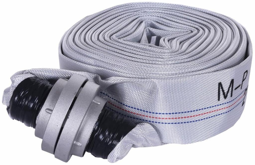 Firefighter type garden hose 2 8bar 20m aluminum quick connector