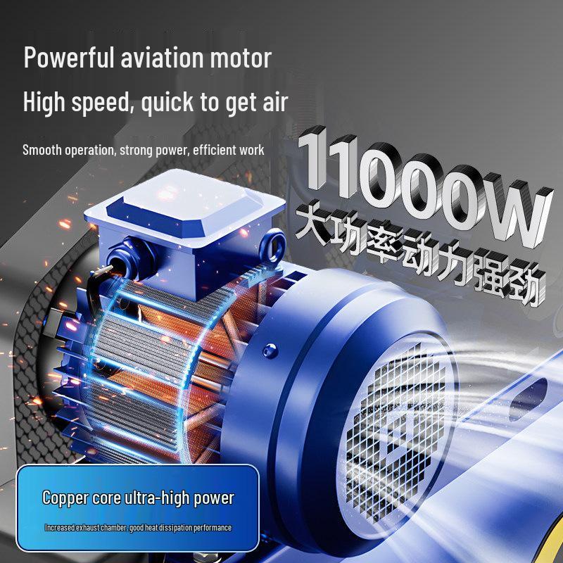 380V High-Pressure Industrial Air Pump for Auto Repair, Spray Painting, Woodworking; Belt-Driven Compressor (220V)
