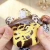 Crisp Chocolate Ball Squeeze Toy with Wax Coating Stress Relief Slow Rising Shapeable Ball Sensory Fidget Toy Decompression Tool Party