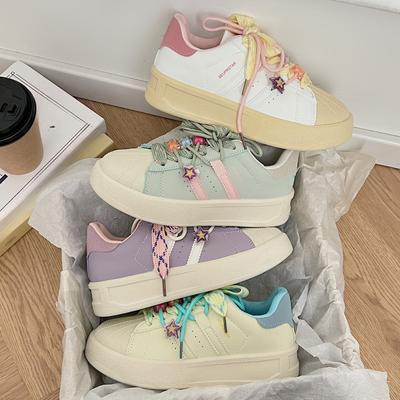 Spring and Autumn Dopamine Breathable Casual Lightweight Sports Shoes Casual Sports Board Shoes