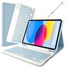 Compatible 10th Gen iPad A16 10.9" Magnetic Detachable Bluetooth Keyboard Case