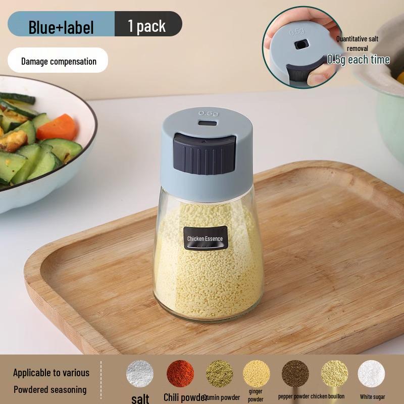 Trycktyp Kryddkontroll Glasburk - Salt- och Kryddströare