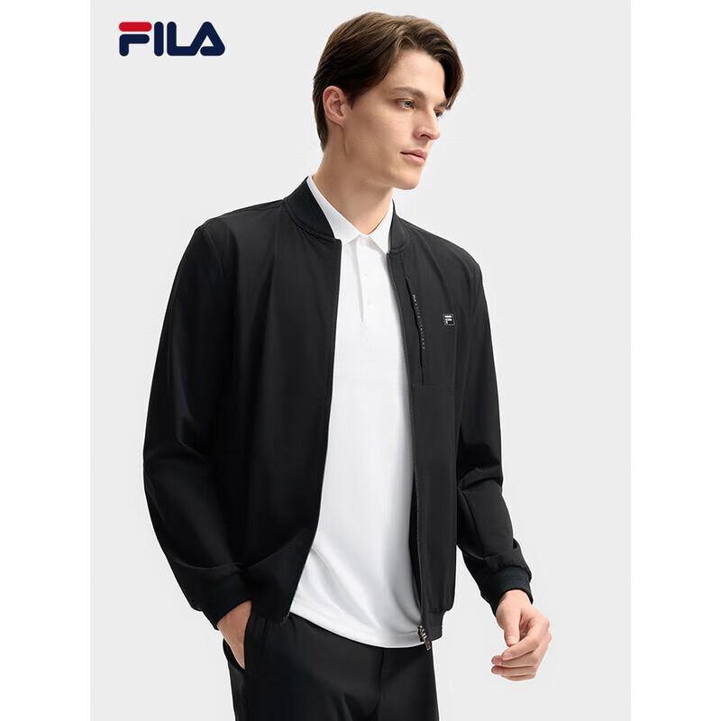 FILA Men s Business Casual Baseball Collar Woven Jacket