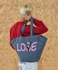 LOSERS CLUB Logo Hotfix Love Eco Bag Gray