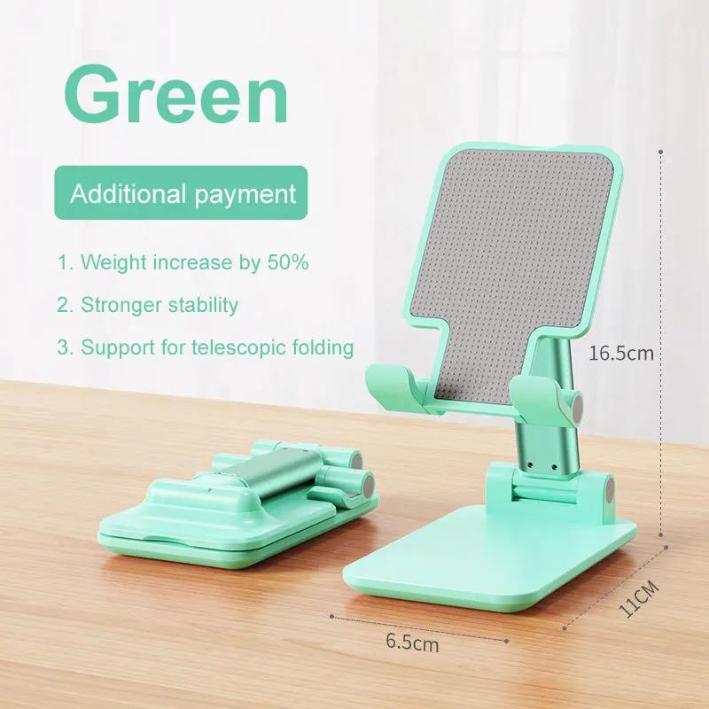 1PC Cell Phone Stand Phone Holder For Desk Bed Kitchen Adjustable Cell Phone Stand Dock Compatible With Android/iPhone/ipad