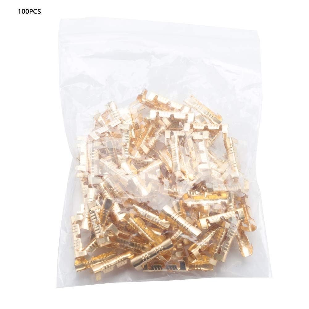 Aninako Crimp-Anschluss Gerade Linie Anschluss Verdrahtungsverarbeitung Einfache Bedienung Crimp-Anschluss DIY Set mit 100