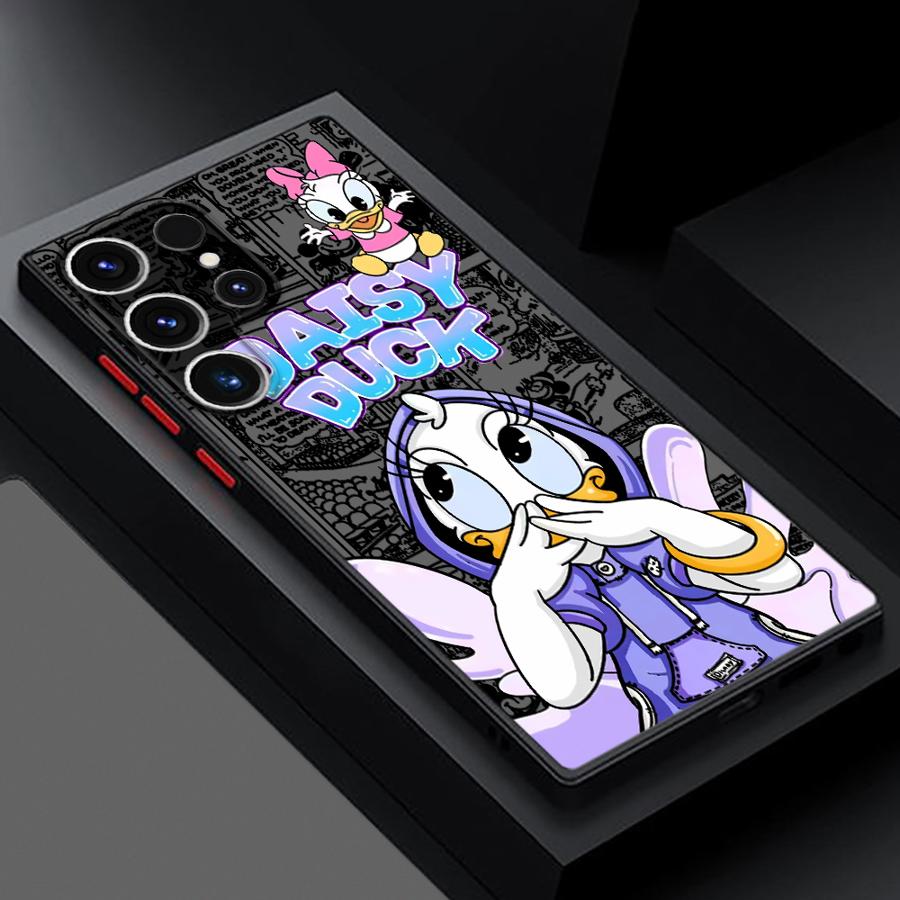 Case for Samsung Galaxy S26 S20 S23 FE S22 S21 S25 Ultra S24 Plus Note 20 10+ Funda Phone Cover Mickey Donald Duck
