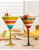 European Style Red Wine Glasses Stained Goblets Home Feel Cocktail Bar Creative Wine Glasses For Special Occasions
