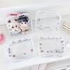 M-PVC Storage Pouch Transparent Portable Storage Bag Heart-Shaped Storage Bag Lightweight Transparent Organizer For Luggage Bag