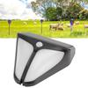 Solar Alarm Lamp Waterproof Human Body Induction Light for Outdoor Yard Farm Warehouse Fence