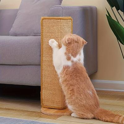 Stabile Sisal-Katzenkratzbrett- Kein Schmutz, Sofasicheres Design, Geeignet für Bewegung und Ruhe- Perfektes Geschenk für Katzen