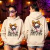 Skeleton Halloween Hoodie Men Women Vintage Horror Skull Graphic Pullover Sweatshirt Spooky Gothic Hoodies