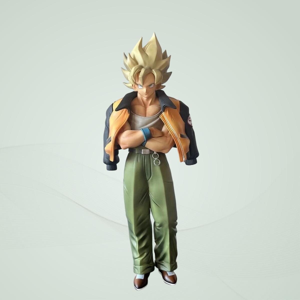 

Seven Dragon Ball Saiya People anime Handmade Decoration Casual Plain Clothes Wukong Animation Handmade Model Desktop Decoration