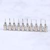 10Pcs 9*8 Stainless Steel Needles For Chickens Sows Metal Needles For Piglets Cows And Sheep Injection Needles