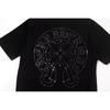 W377 CHROME HEARTS 2025 Verano Nueva Camiseta de Algodón de Alta Calidad con Cuello Redondo Suelta de Talla Grande para Hombre y Mujer Camiseta para Pareja