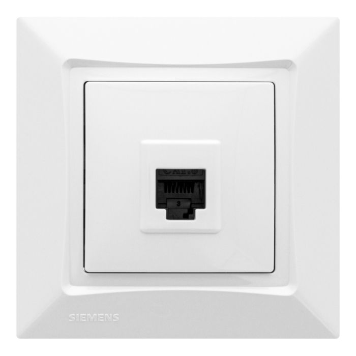 Prise RJ45 Blanc Siemens DELTA ONE