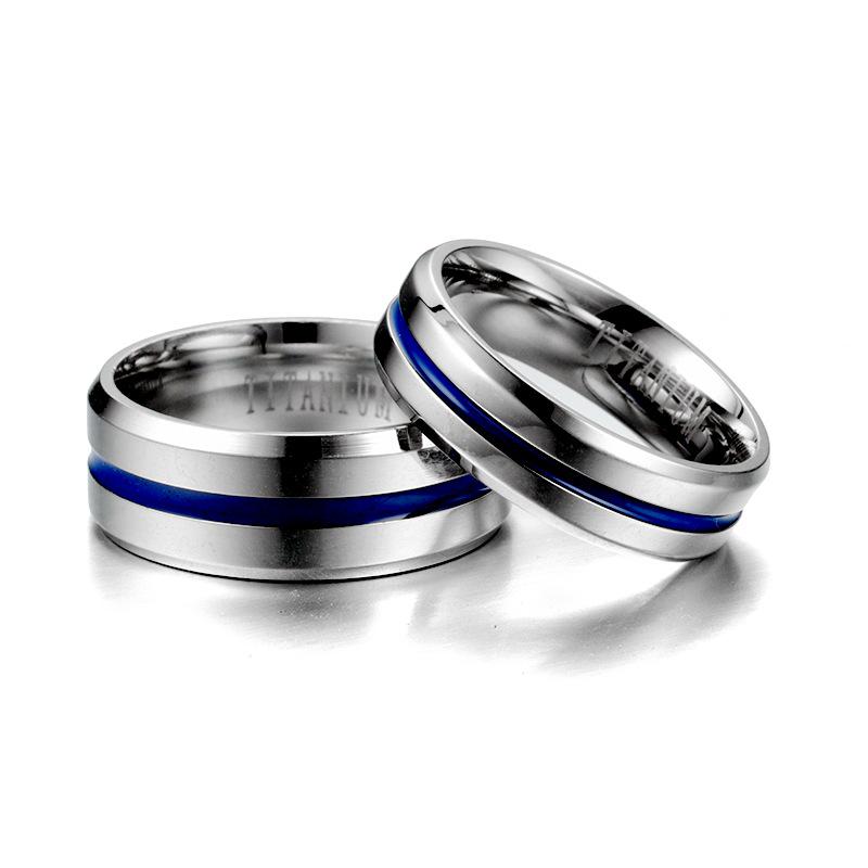 high quality Fashion Titanium Steel Couple Ring His And Hers Promise Ring Alliances of Marriage Love Ring lord Wedding for Lover