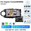Autorádio Android 14 Carplay pro Toyota Yaris 2012 2013 2014 2015 2016 2017 Navigace GPS Multimediální přehrávač stereo wifi BT Auto