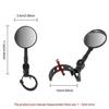 360 Degree Convex Mirror for Bicycle and For Electric Scooter Safety Accessory