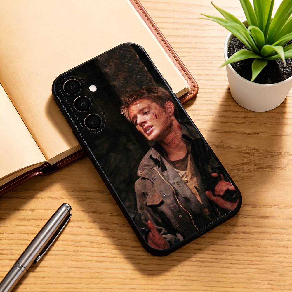 S-Supernaturals Dean Winchester   Phone Case Black Silicone Soft For Samsung Galaxy A73,A72,A71,A70,A53,A52,A51