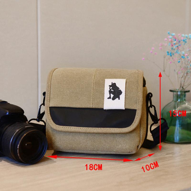 Canvas Camera Bag Case Bag For Canon EOS M10 M6 M5 SX60 SX50 SX30 SX510 1100D 1200D 1300D 450D 500D 600D 550D 18-55mm lens