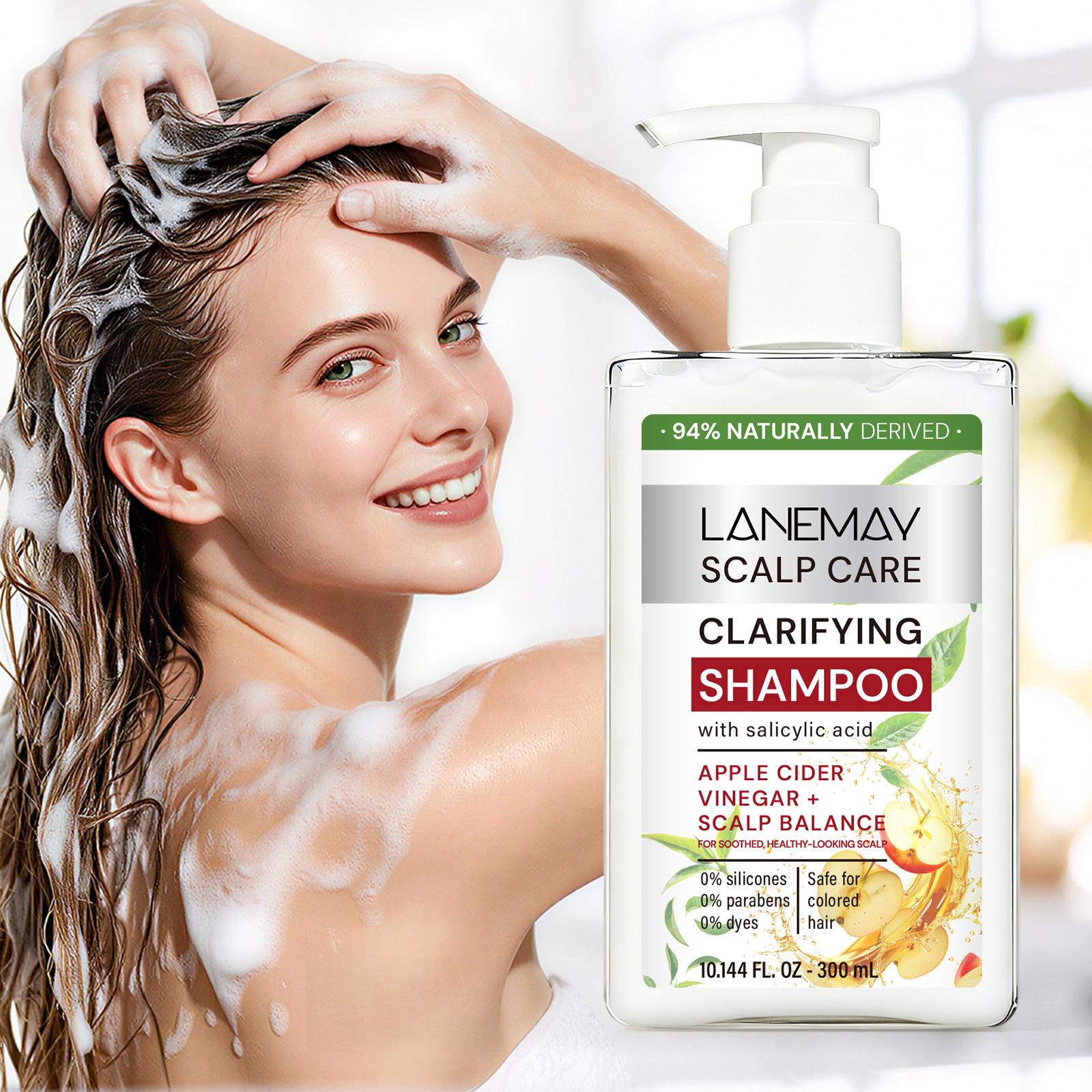 Clarifying Shampoo-Oil Control & Refreshing-Improve Scalp Health-Soothe Irritated Scalp-Suitable For All Hair Types, 300ml