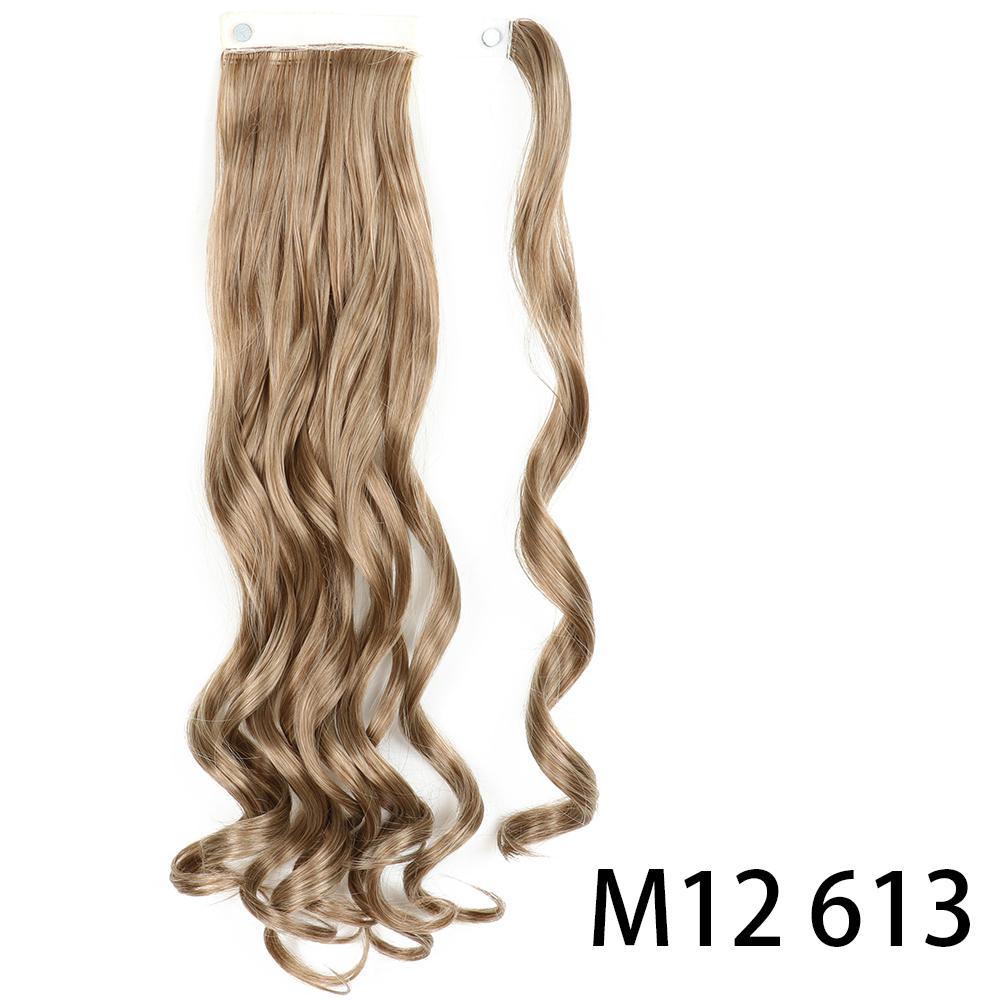MISS WIG Women Synthetic Long Straight Ponytail Extensions Heat Resistant Hair 22 and 34 Inch Wrap Around Pony Hairpiece for Women