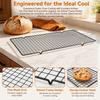 Stainless Steel Cooking Grill Tray Nonstick Surface Wire Cooking Net  BBQ Biscuit Cake Bread