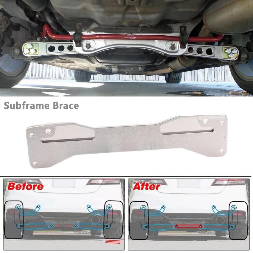 Cross-linked Rear Subframe Strut Control Arm Kit for 01-05 Honda Civic ES EP3