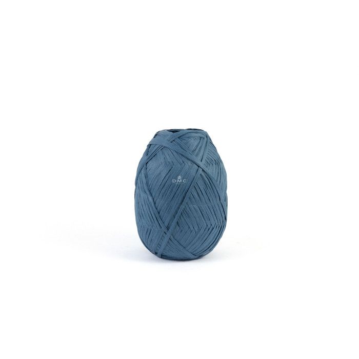 Raphia Eco Vita Raffia 50g Tricot Crochet Tissage Macramé Col. 07 Bleu