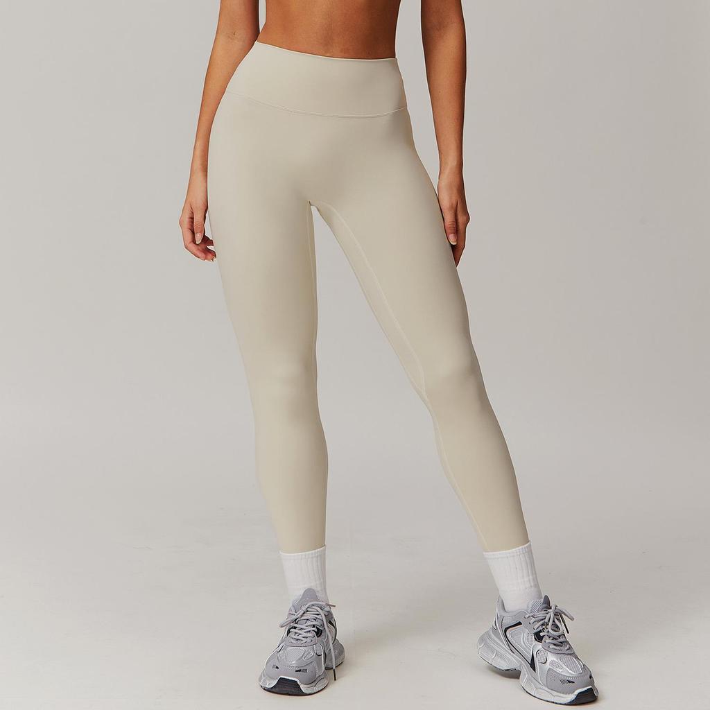 Pantaloni da Yoga a Vita Alta Asciugatura Rapida - Leggings Sportivi e da Corsa Spazzolati