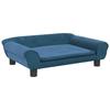 VidaXL Children's Sofa Blue 70x45x26 Cm Velvet, Mini Sofa, Mini Sofa Chair, Mini Sofa for Children, Sofa of 3196400
