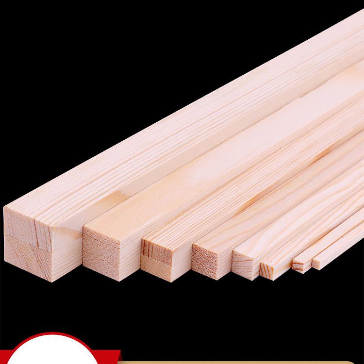 

Сосна звичайна Ручна робота DIY Архітектурна модель Дерев яна рейка, 20-25 см. Scots Pine Strip 8x8x500mm