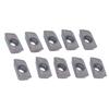 10 Pcs Woodworking Turning Insert Lathe Carbide Finishing Blades Coated CNC Milling Cutters