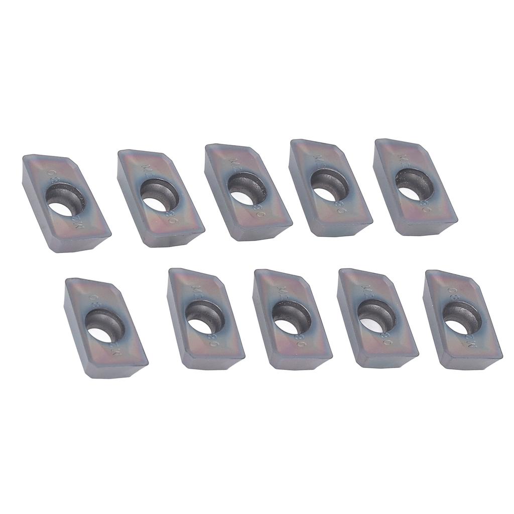 10 Pcs Woodworking Turning Insert Lathe Carbide Finishing Blades Coated CNC Milling Cutters