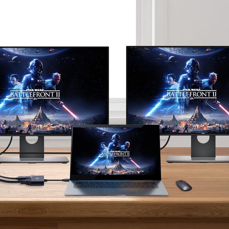 BIAZE HDMI to VGA/HDMI Dual Output Video Adapter