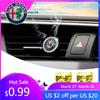 BBDK7 For 1Pcs Air Outlet Aromatherapy Clip Car Solid Perfume Freshener For Alfa Romeo 156 159 147 4C 8C 166 Giulia Giuliet