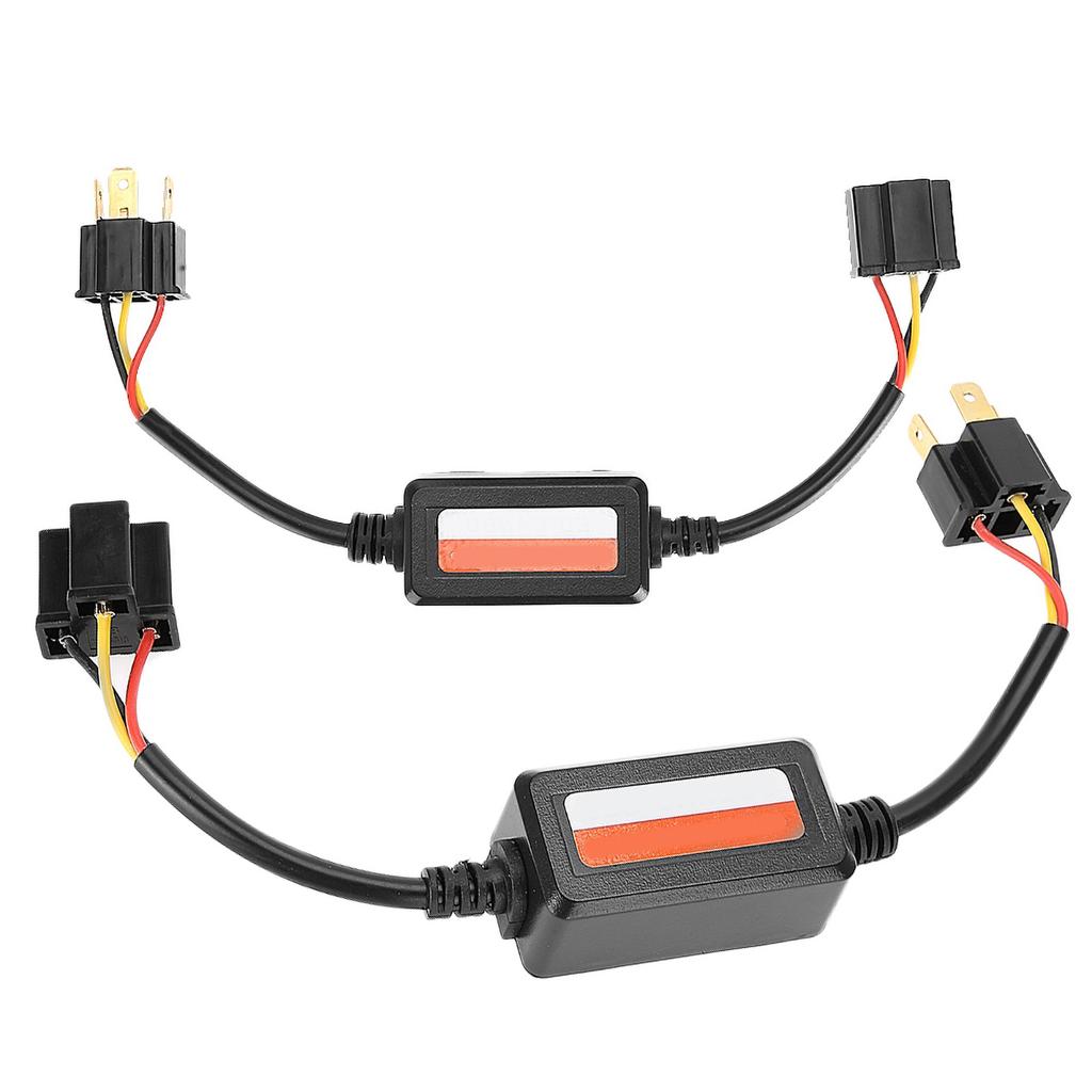 2pcs Car LED Headlight Decoder Radio Audio Anti Interference Error Canceler Filter