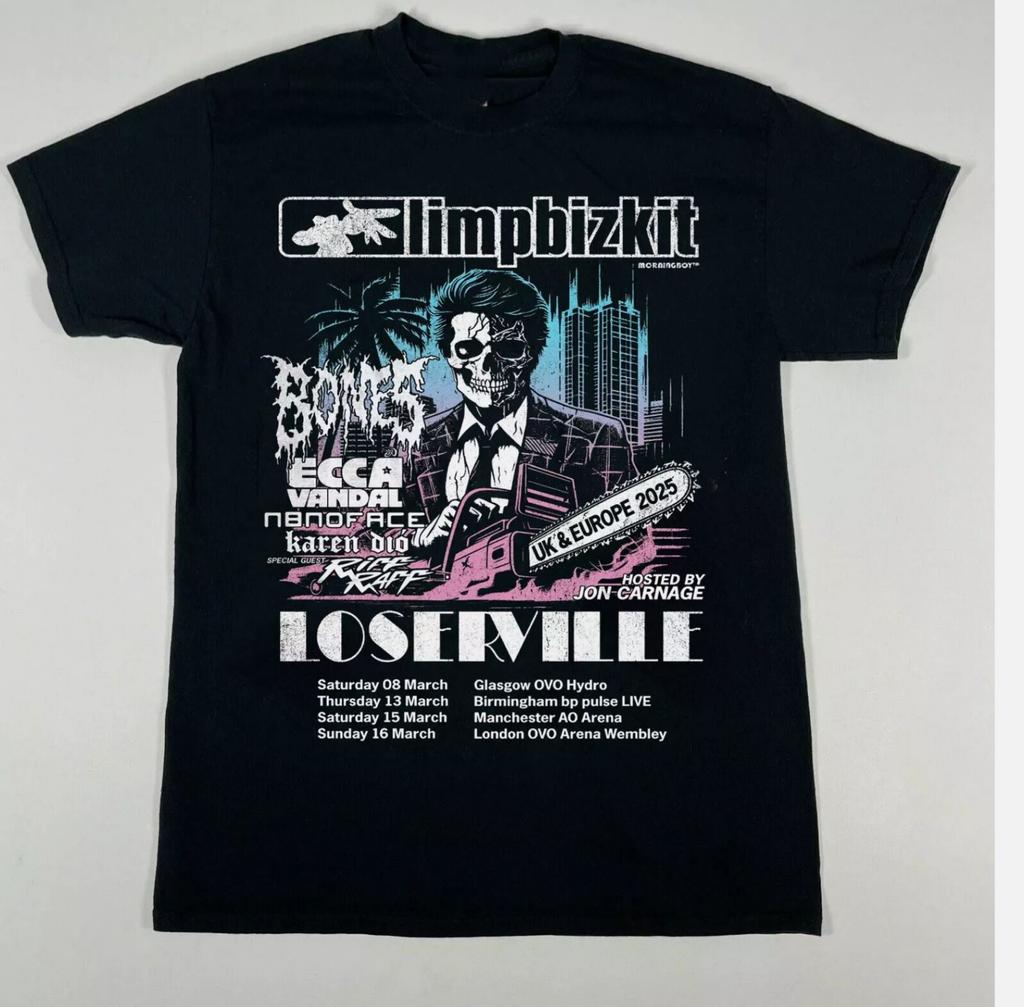 NUEVA Gira Limp Bizkit 2025 Regalo Para Fan S a 4XL Camiseta