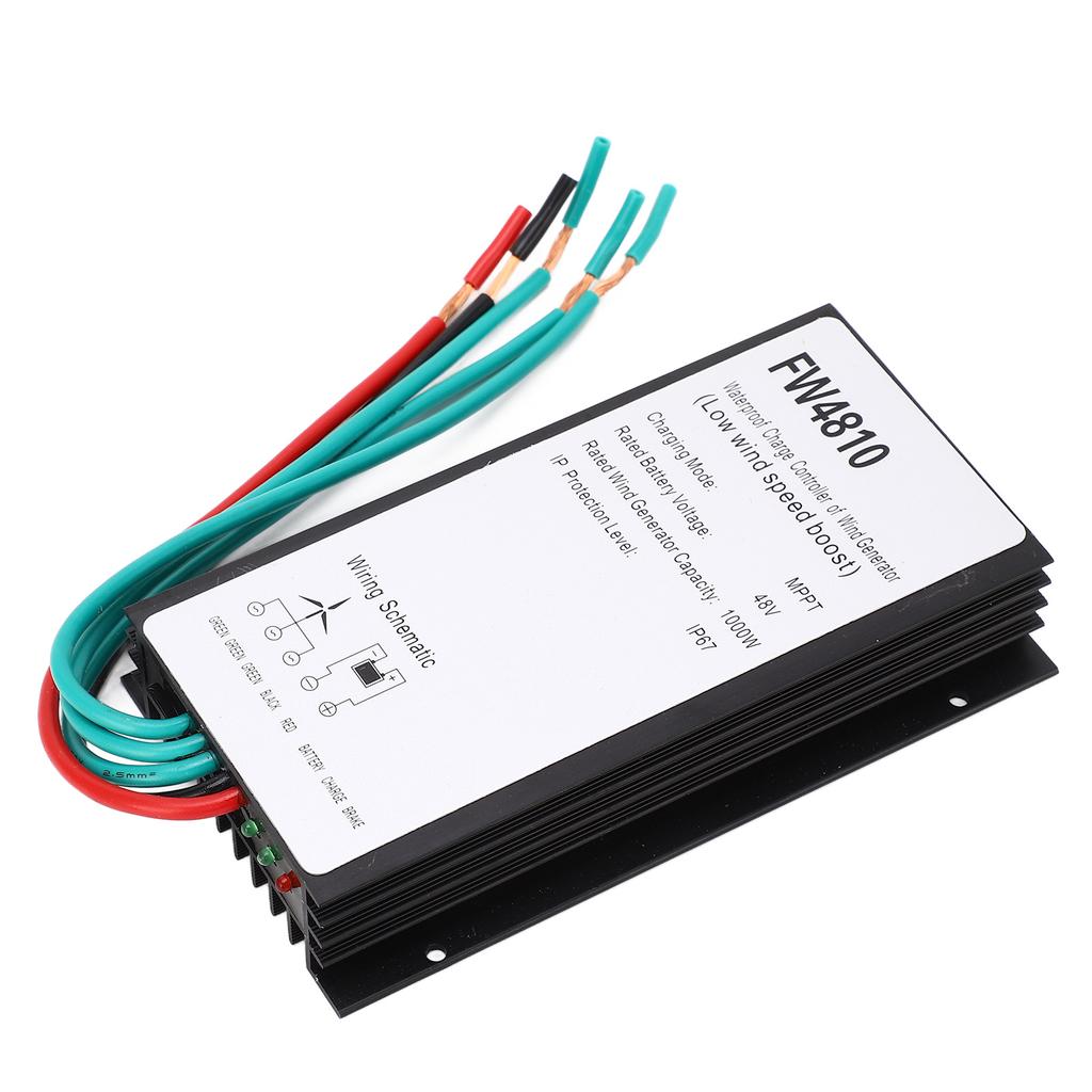 1000W Wind Generator Charge Controller 48V IP67 Waterproof MPPT Wind Turbine Charging Controller