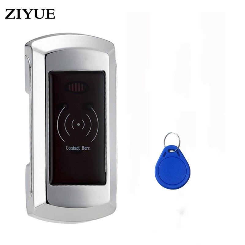 Free Shipping Electronic RF Locker Lock and Keys Cabinet Sauna with Free Wristband Key or Fob Key золотой