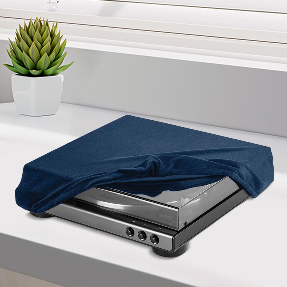 Turntable Dust Cover for Audio-Technica AT-LP60XBT Record Player Spandex Foldable Turntable Sleeves Dustproof Protective Cover